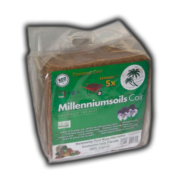 Millenialsoils Coir - 5kg Compressed